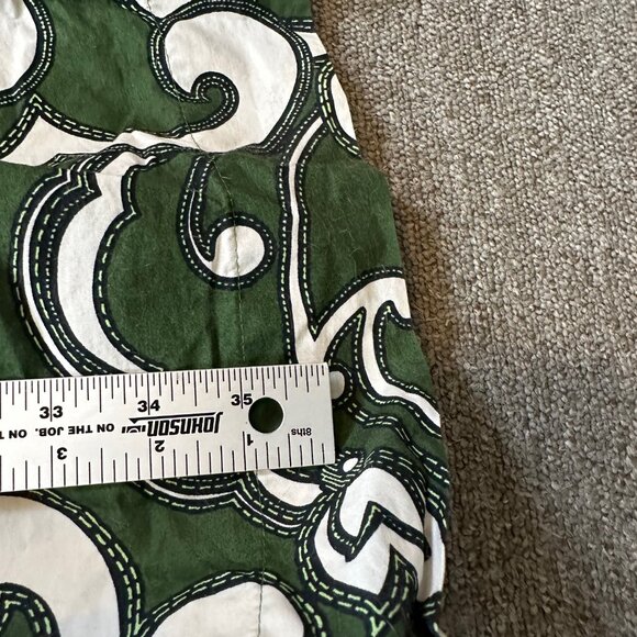 Anthropologie Somerset Maxi Dress Tiered Dark Green Print Women's Size Medium - Picture 6 of 8